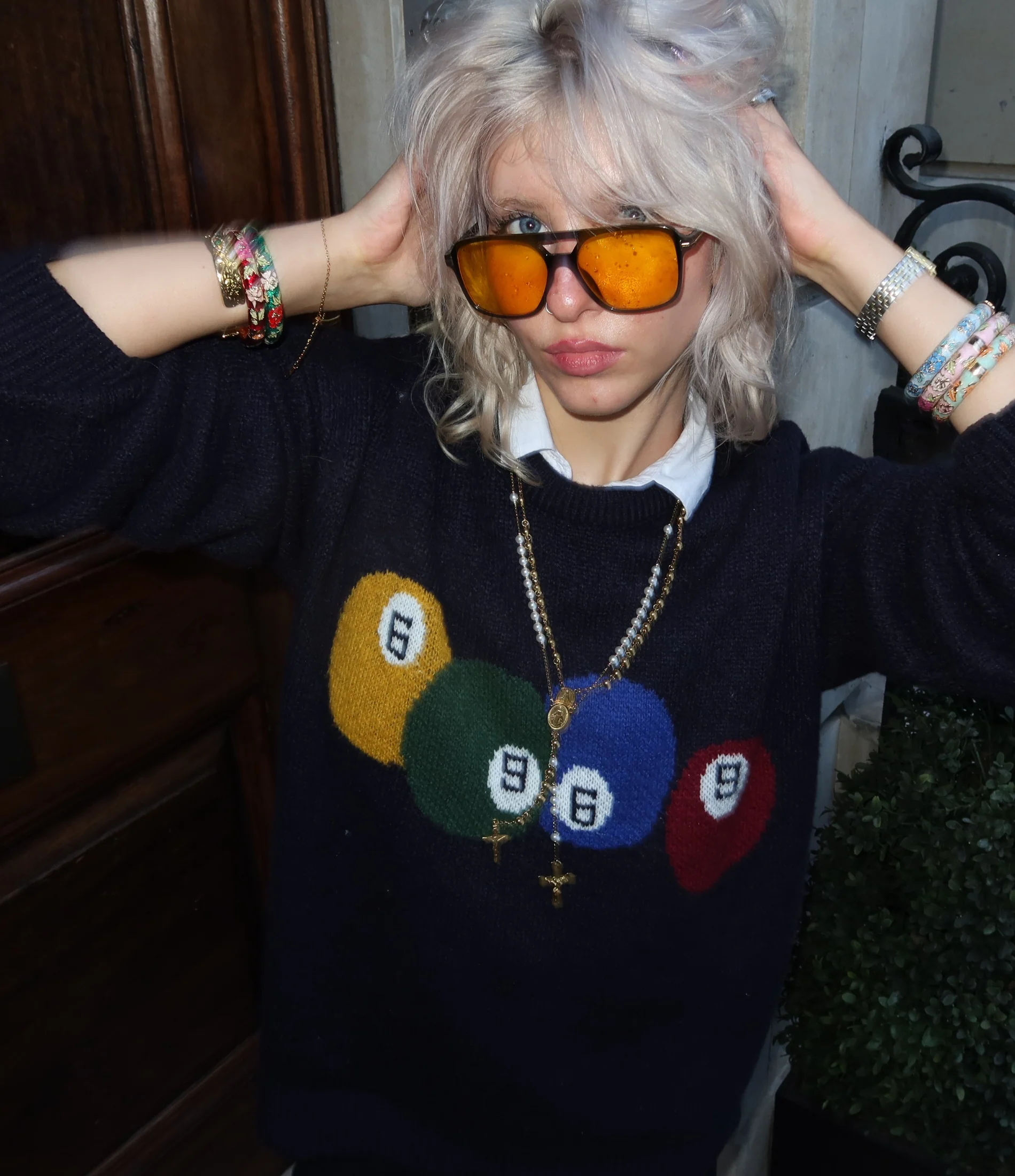CELESTE NOVA CROSS NECKLACE - Image 6