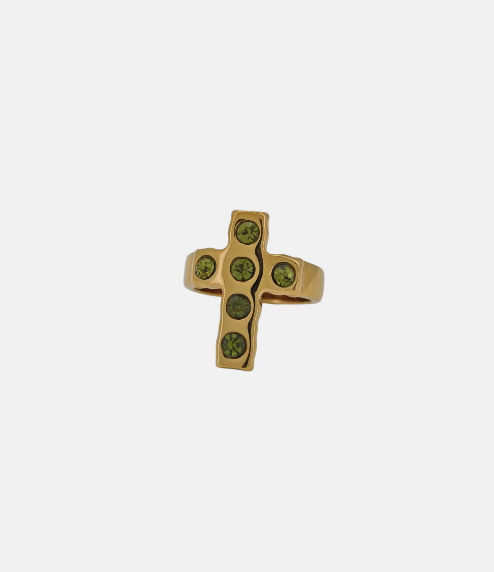 KATANA RING IN GREEN
