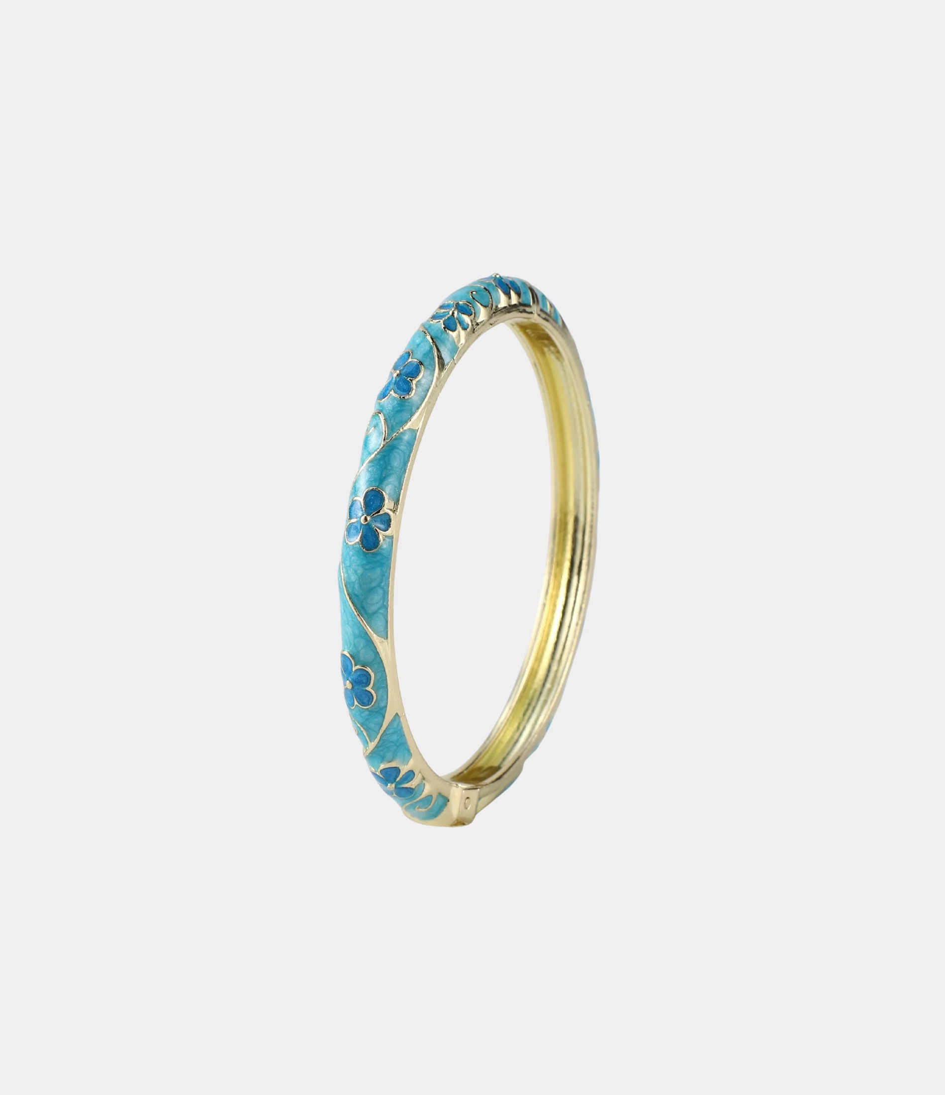 PIXIE BANGLE IN AQUAMARINE