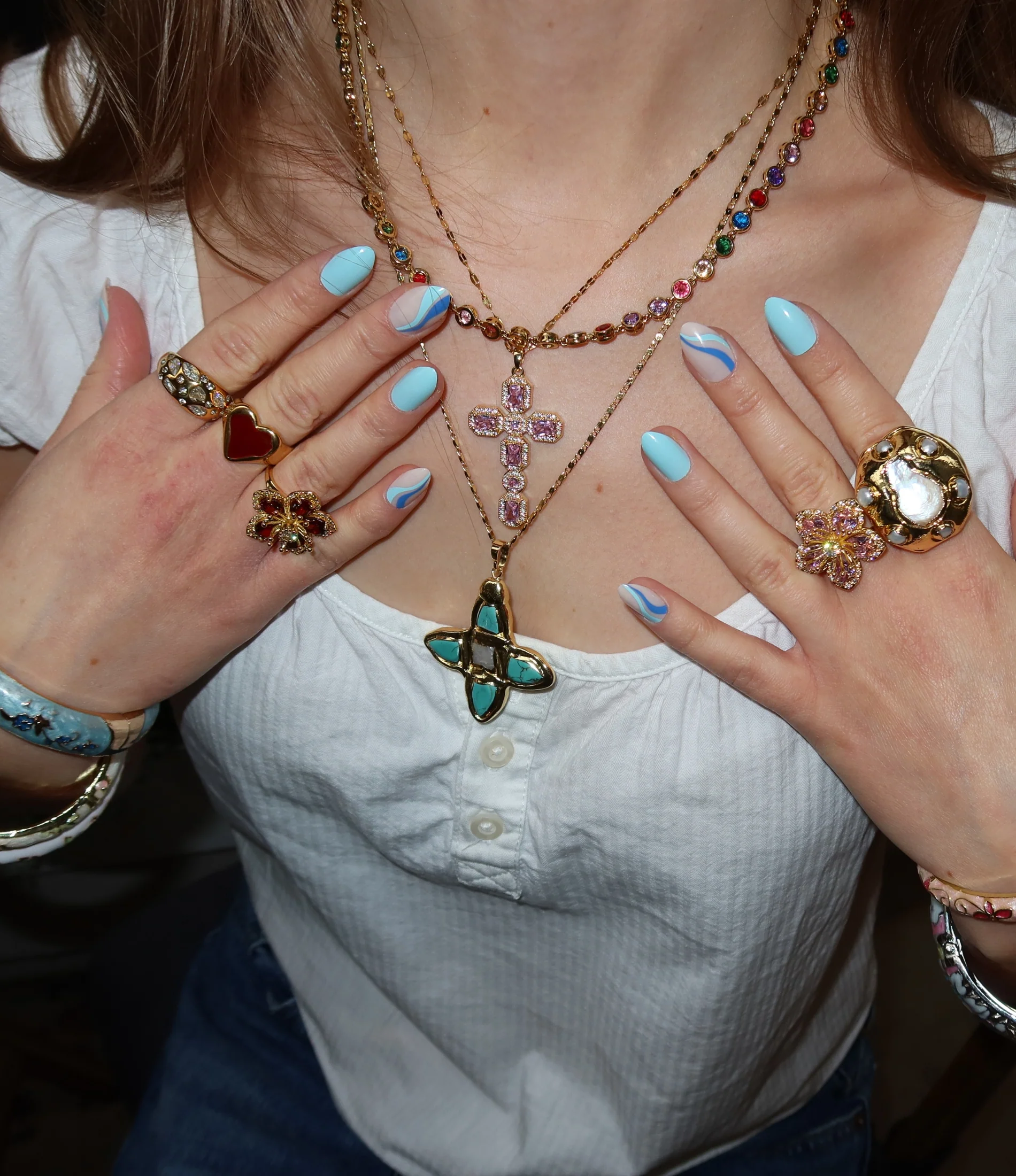 VIVIAN NECKLACE IN MULTICOLOUR - Image 6